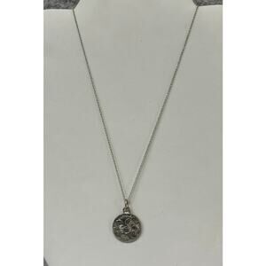 Tiffany & Co. Clinique Sterling Silver Floral Necklace 18" #69548